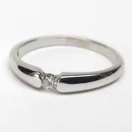 14 kt zlatý prsten s briliantem 0.10 kt