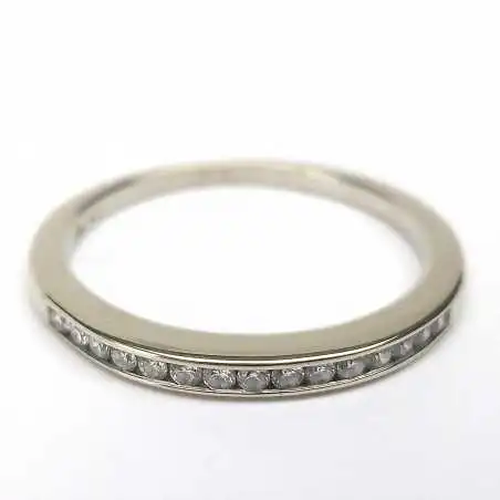 14 kt zlatý prsten s brilianty