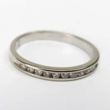 14 kt zlatý prsten s brilianty 0.20 kt