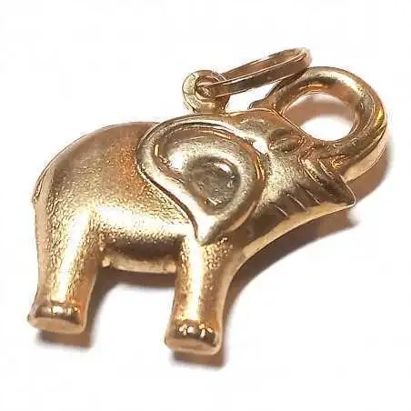 14 kt zlatý přívěsek slon