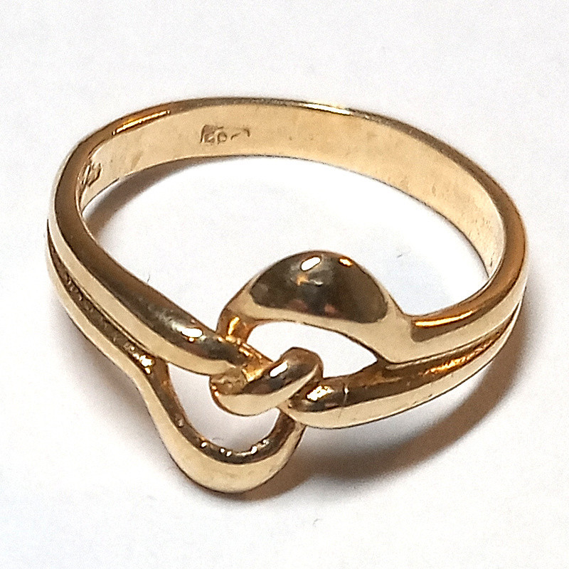 14 kt zlatý prsten