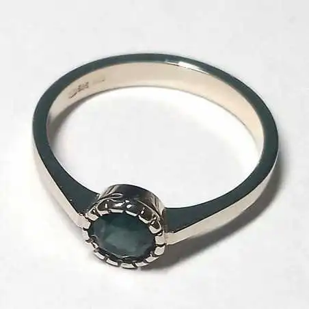 14 kt zlatý prsten se zirkonem