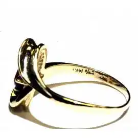 14 kt zlatý prsten s ametystem