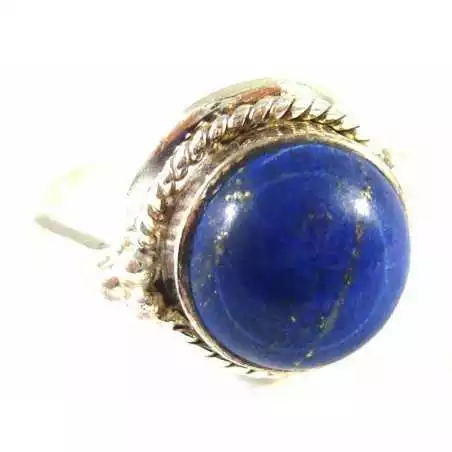 Stříbrný prsten s lapis lazuli