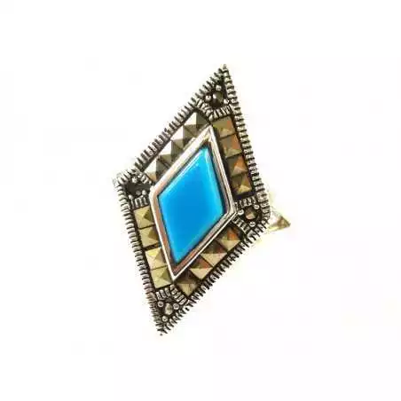 Stříbrný prsten s tyrkysem